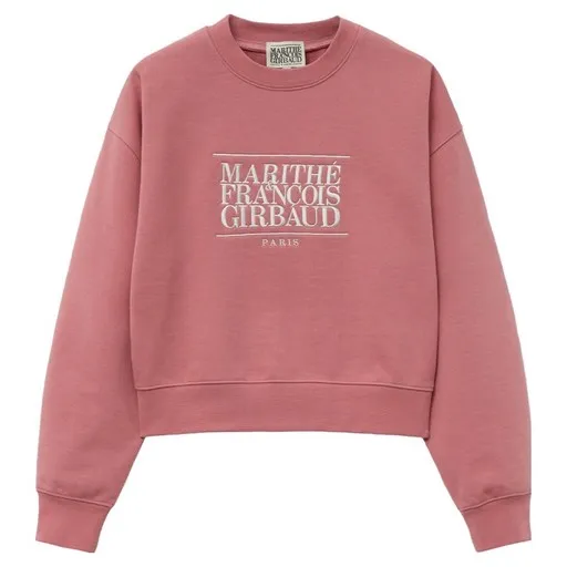 마리떼프랑소와저버 W CLASSIC LOGO CROP SWEATSHIRT