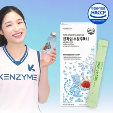 켄자임 수분주머니 전해질 이온음료 분말 수분보충 발효무화과 함유, 110g, 1박스, 110g
