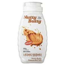 너티버티 짜먹는 100% 땅콩버터, 1개, 360g
