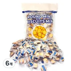 라운드 미니비스킷 믹스, 6개, 1kg