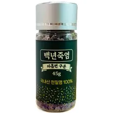 백년죽염 아홉번구운 9회 자죽염 미네랄 죽염 백년담다, 45g, 1개