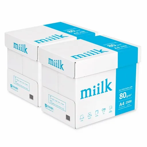 miilk 한국제지 복사용지, A4, 500매
