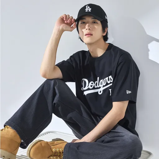 뉴에라 로스엔젤레스 다저스 미디움 로고 베이직 볼캡