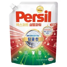 퍼실 초미세세탁 엑스퍼트 삶음파워 드럼용 액체세제 리필, 1개, 1.8L