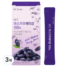 닥터린 NFC 하스카프베리즙, 100g, 3개
