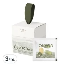 올록담 올리브3 EVOO 지중해 올리브오일 캡슐, 30정, 3박스