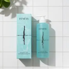 헤네스 올인원 염소 냄새제거 수영 샴푸 & 바스 500ml 수영장 바디워시 머릿결 케어, 1개, 500g