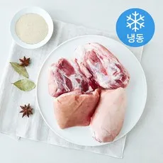 뼈없는 순살족발 1kg + 족발조리분말 40g x 2개입 세트 (냉동), 1세트