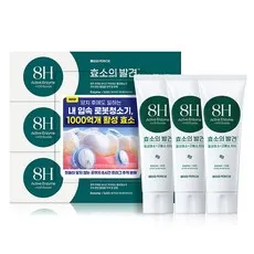 페리오 효소의발견 1450 고불소 유러피안 메디컬 허브민트향 치약, 100g, 3개