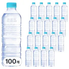 가야 G워터 생수 무라벨, 100개, 500ml