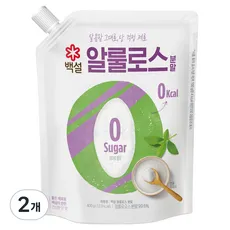 백설 제로 칼로리 알룰로스 분말, 400g, 2개