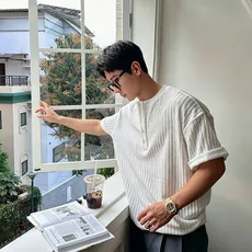 KDNC 남자 반팔티 여름 빅사이즈 캐주얼 데일리 티셔츠