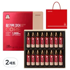 정관장 정품 활기력 코어 + 쇼핑백, 16회분, 2세트