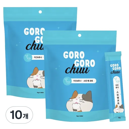 고로고로츄 고양이간식, 450g, 1개, 닭가슴살