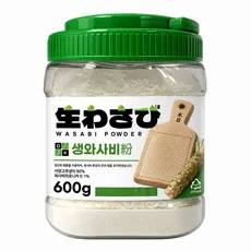 통에 담은 90% 고함량 와사비분, 1개, 600g