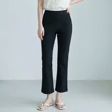 여성 여름 8부 세미 부츠컷바지 스트레치 쿨 팬츠 키작녀
