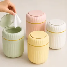 블리움 원터치 미니 휴지통, 퓨어 화이트