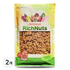 리치너츠 미국산 호두 반태 1/2태, 2개, 500g