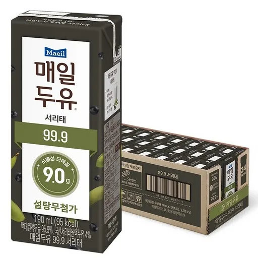 매일두유 99.9 서리태, 1개, 190ml