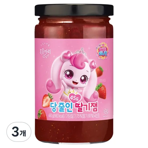 복음자리 캐치티니핑 당 줄인 딸기잼, 490g