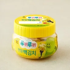 CJ제일제당 푸키루키 아기반찬 한입 백김치, 270g
