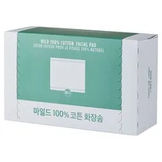 더페이스샵 데일리 뷰티툴즈 마일드 100% 코튼 화장솜, 80매입