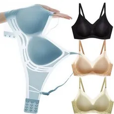 ROOICE 아이스브라 후크 3PCs 심리스 쿨링 노와이어 냉감브래지어