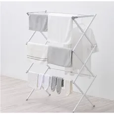모아니스 접이식 빨래건조대 튼튼한 빨랫대, 화이트
