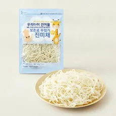 해맑은푸드 우리아이 건어물 보존료 무첨가 진미채 순한맛, 1개, 250g