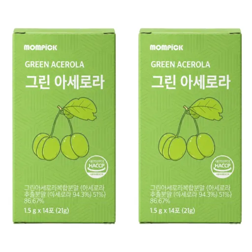 그린 아세로라 비타민C 분말, 1개, 14회분