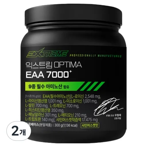 익스트림 옵티마 EAA 7000플러스 아미노산 샤인머스켓맛, 300g