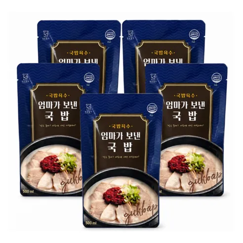 대건명가 돼지국밥 630g, 5팩. 혼밥 국물요리 간편식 푸짐한 든든한 해장국