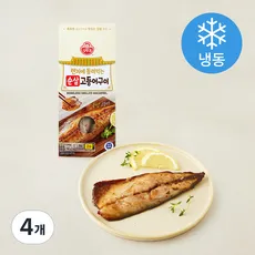 오뚜기 렌지에 돌려먹는 순살 고등어구이 (냉동), 70g, 4개
