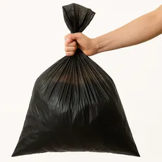 [착한비닐] 검정 재활용봉투 쓰레기봉투 비닐봉투 10리터 100매, 1개, 10L
