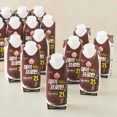 오뚜기 데이프로틴 초코, 18개, 250ml