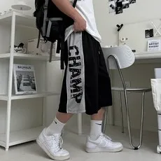 르위 메쉬 버뮤다팬츠 츄리닝 트레이닝반바지 빅사이즈 흠뻑쇼