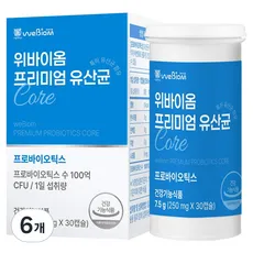 서울대위바이옴 프리미엄 유산균 프로바이오틱스 7.5g, 6개, 30정