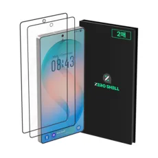 제로쉘 0.15mm 지문인식 고화질 초슬림 강화유리 액정보호필름 2매, 2개