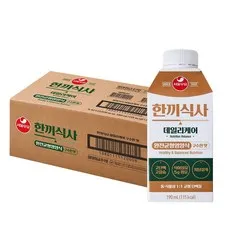서울우유 한끼식사 데일리케어 구수한 맛, 4개, 190ml