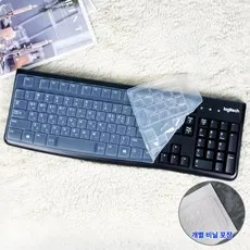 미스터킴 로지텍 호환 K120 MK120 실리콘 키스킨 키보드덮개 커버 방수 오염방지, 투명, 1개