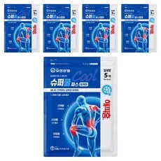 해피홈 슈퍼쿨파스 일체형, 5개, 5개입