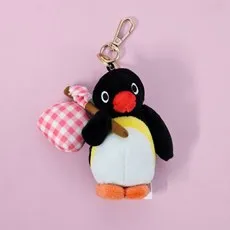 핑구 보따리 인형 키링 가방고리, 1개, 블랙, 10cm
