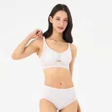 푸마바디웨어 여성용 빅사이즈 포함 윈디홀 에어플로우 브라 + 팬티 세트