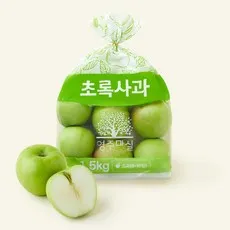 영주마실푸드엔헬스 초록사과 소과 8~10입, 1개, 1.5kg