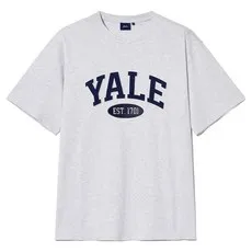YALE 남녀공용 2 TONE ARCH 티셔츠