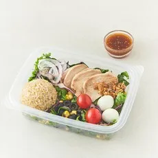 얌샐러드 수제 데리야끼닭가슴살 포케 샐러드, 298g, 1개