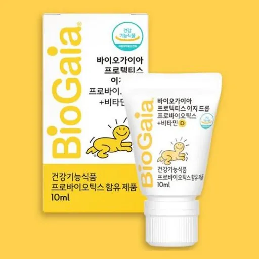 바이오가이아 프로텍티스 이지드롭 프로바이오틱스 + 비타민 D  [(2달분)10ml (유효기간 : 27. 04)]