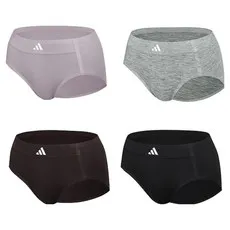 아디다스 여성용 데일리 빅로고 퓨징 팬티 4p