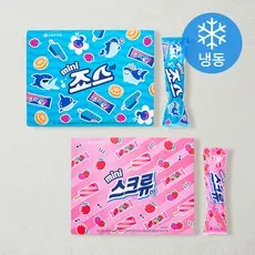 롯데웰푸드 스크류바 미니 25ml 12p + 죠스바 미니 25ml 12p (냉동), 1세트