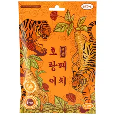 제이에스 국내제조 인삼 호랑이 패치 부치카 국산건강패드, 10세트, 25세트